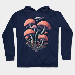 Funny colorful mushrooms Hoodie